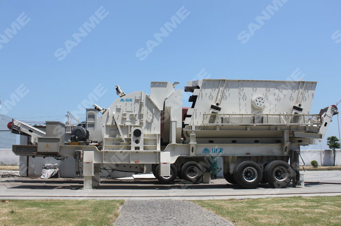 移動式破碎機具有良好的應(yīng)用和推廣價值。